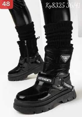 Botki damskie 7AKY8325.BLACK (36/41,12par)