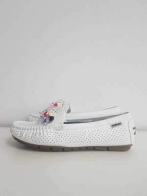 Balerinki damskie 7AHH707-9.WHITE (36/41,12par)