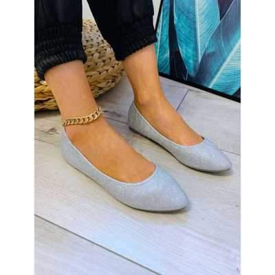 Balerinki damskie CC200.SILVER (36/41,12par)