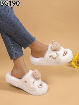 Kapcie damskie BG190.BEIGE (36/41,12par)