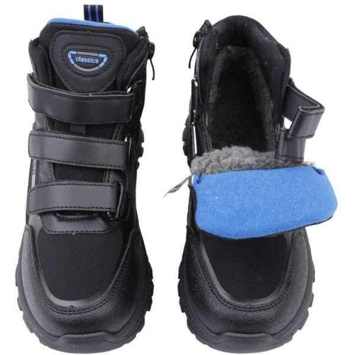 Trzewiki damskie B2047-3.BLACK/BLUE (36/41,8par)