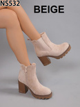 Botki damskie NS532.BEIGE (36/41,12par)