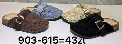 Klapki damskie 903-615.KOLORDOWYBORU (36/41,12par)