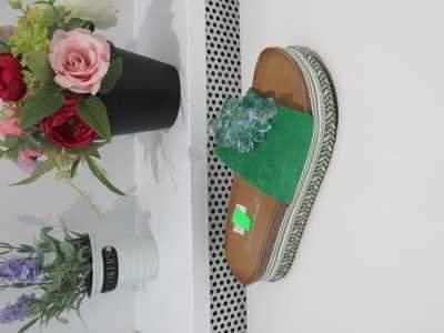 Klapki damskie 7A6061-2.GREEN (36/41,12par)