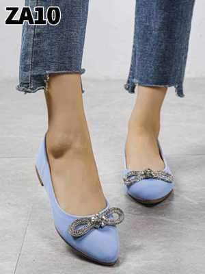 Balerinki damskie 7AZA10.L.BLUE (36/41,12par)