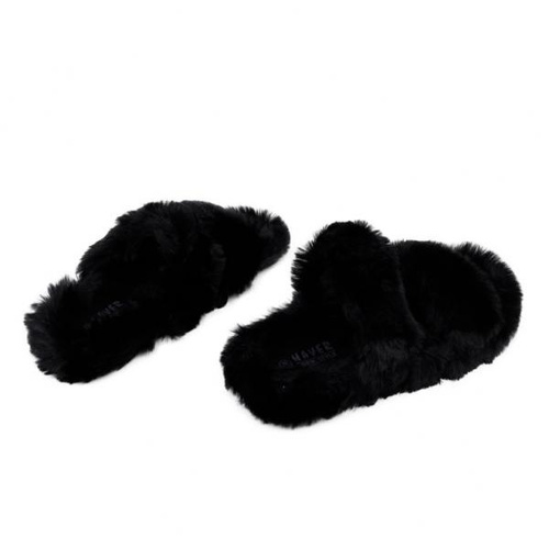 Kapcie damskie HN61-1.BLACK (36/41,12par)