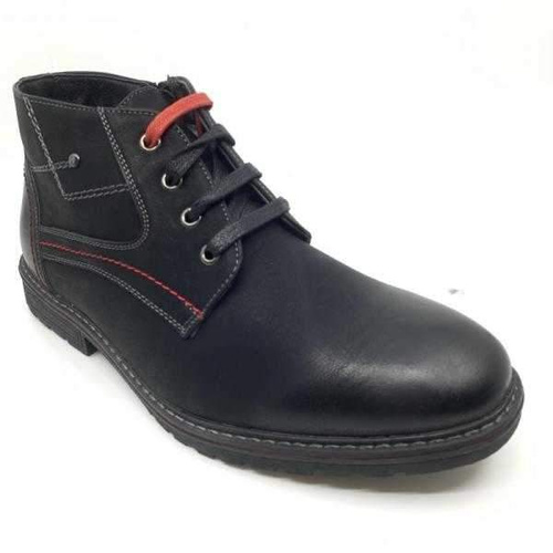 Trzewiki męskie A2191-10.BLACK/BROWN (41/46,8par)