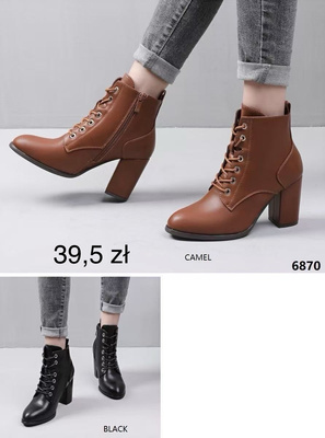 Botki damskie 6820.KOLORDOWYBORU (36/41,12par)
