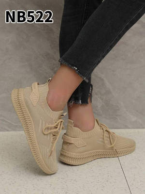 Buty sportowe damskie 7ANB522.BEIGE (36/41,12par)