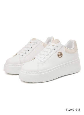 Buty sportowe damskie 7ATL249-9-8.WHITE/BEIGE (36/41,12par)