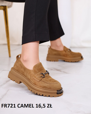 Półbuty damskie FR721.CAMEL (36/41,12par)