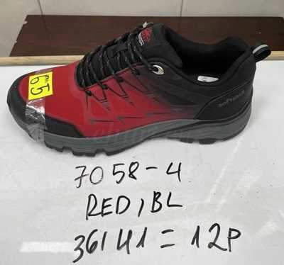 Buty sportowe damskie 7A7058-4.RED/BLACK (36/41,12par)