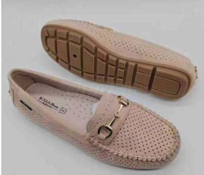 Balerinki damskie 7AHH713-39.KHAKI (36/41,12par)