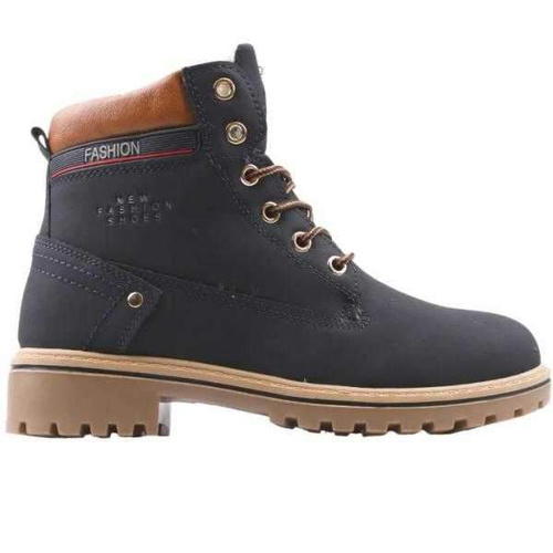Trzewiki damskie B164-3.NAVY/CAMEL (37/41,8par)