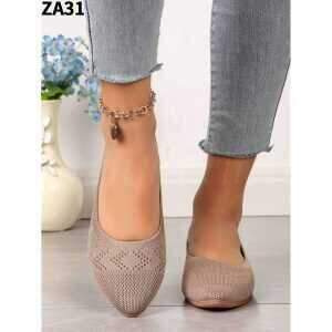 Balerinki damskie  7AZA31.KHAKI   (36/41,12par)