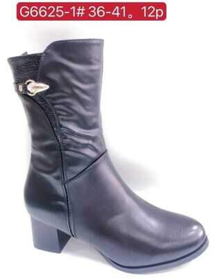 Botki damskie 7AG6625-1.BLACK (36/41,12par)