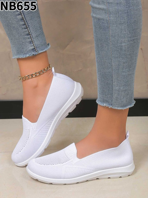 Trampki damskie 7ANB655.WHITE (36/41,12par)