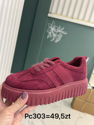 Buty sportowe damskie 7APC303.WINE (36/41,12par)