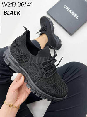 Buty sportowe damskie W213.BLACK (36/41,12par)