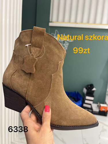 Botki damskie 7ANC1338.CAMEL (36/41,8par)