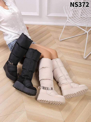 Kozaki damskie ocieplane NS372.BLACK (36/41,12par)