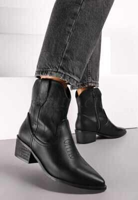 Botki damskie ocieplane 9988-2.BLACK (36/41,12par)