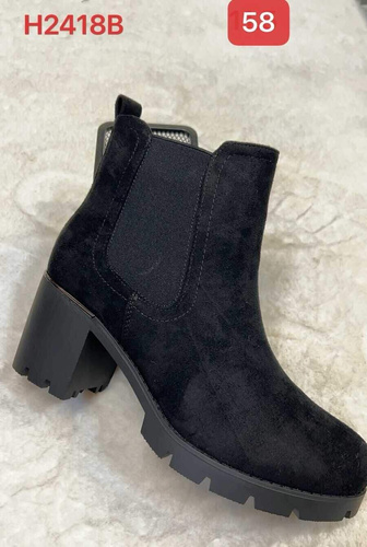 Botki damskie 7AH2418B.BLACK (36/41,12par)