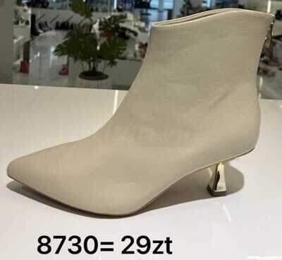 Botki damskie 7A8730.BEIGE (36/41,12par)
