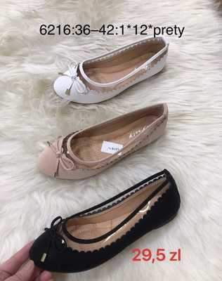 Balerinki damskie 7A6216.KOLORDOWYBORU (36/42,12par)