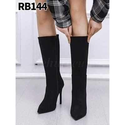 Botki damskie 7ARB144.BLACK Ocieplane (36/41,12par)