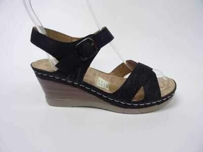 Sandały damskie 7A6760-1.BLACK (36/41,12par)