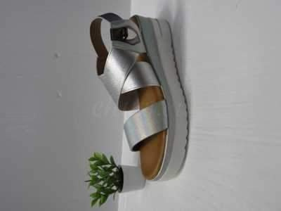 Sandały damskie 7AY0-755.SILVER (36/41,12par)