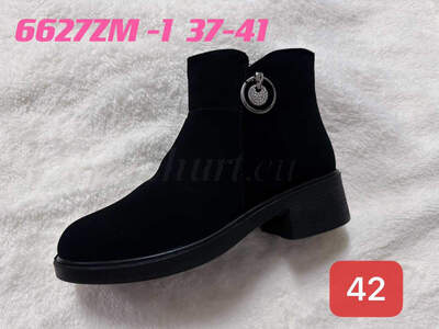 Botki damskie   7A6627ZM-1.BLACK      (37/41,12par)