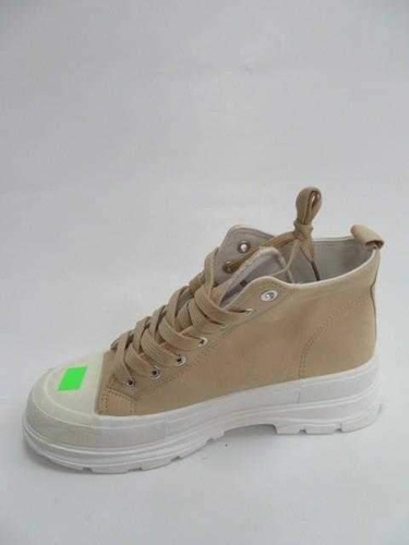 Trampki damskie 7ALA123.KHAKI (36/41,12par)