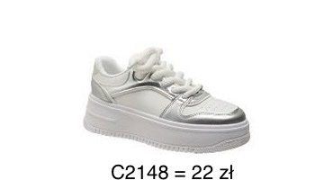 Buty sportowe damskie C2148.WHITE (36/41,12par)