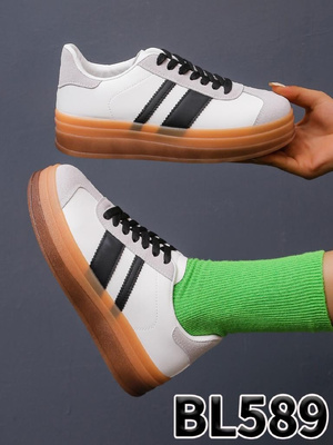 Buty sportowe damskie BL589.WHITE (36/41,12par)