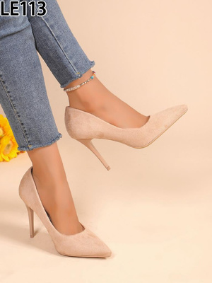 Szpilki damskie 7ALE113.KHAKI (36/41,12par)