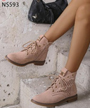Botki damskie 7ANS593.BEIGE (36/41,8par)