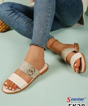Klapki damskie 7AEK28.BEIGE (36/41,12par)