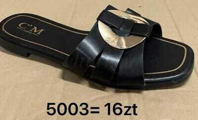 Klapki damskie 7A5003.BLACK (36/41,12par)