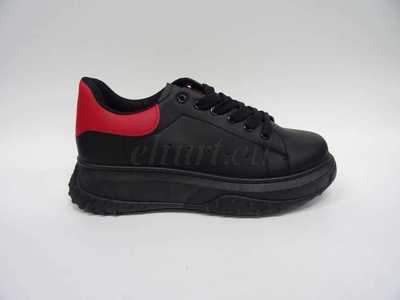 Buty sportowe damskie 7AH2131.BLACK/RED (36/41,12par)