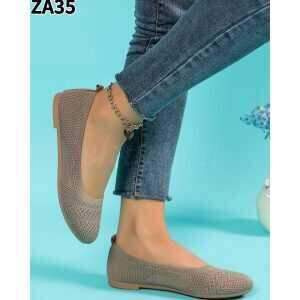 Balerinki damskie    7AZA35.KHAKI    (36/41,12par)
