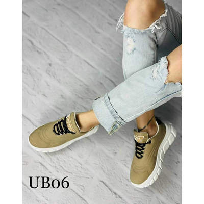 Buty sportowe damskie 7AUB06.KHAKI (36/41,12par)