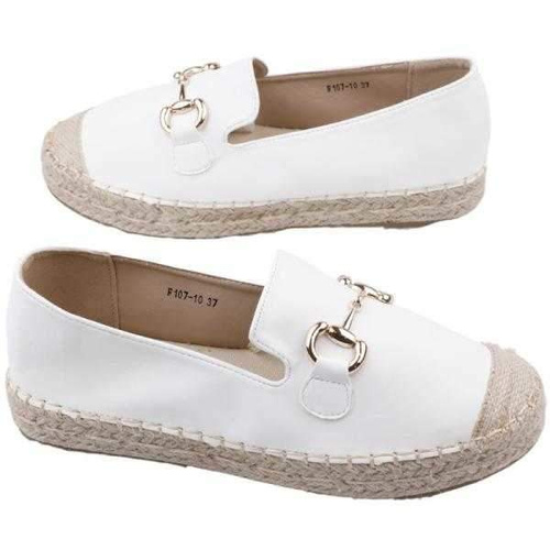 Balerinki damskie F107-10.WHITE (36/41,12par)