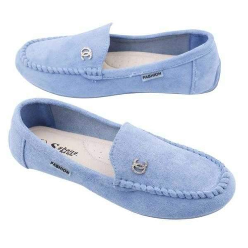 Balerinki damskie MK05-10.D.BLUE (36/41,12par)