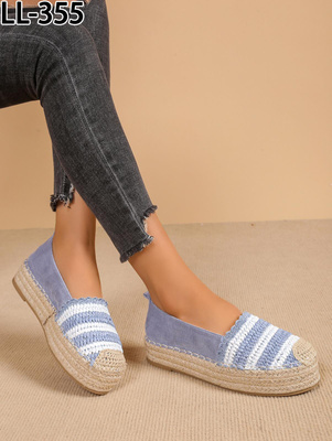 Balerinki damskie LL355.BLUE (36/41,12par)