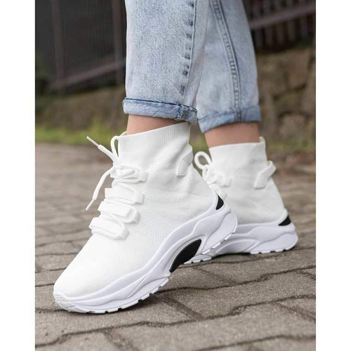 Buty sportowe damskie LA191.WHITE (36/41,12par)