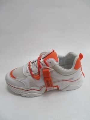 Buty sportowe damskie 7AB1234-6.WHITE/ORANGE (36/40,8par)