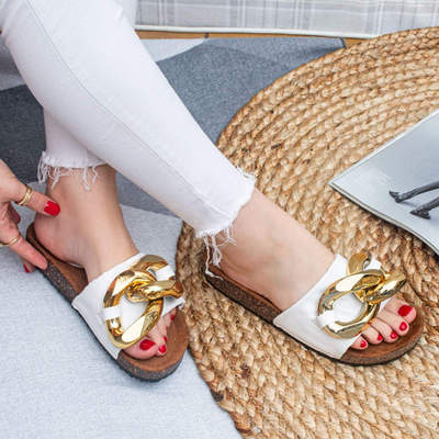 Klapki damskie 7ANN-162.WHITE (36/41,12par)