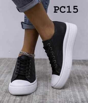 Trampki damskie 7APC15.BLACK (36/41,12par)